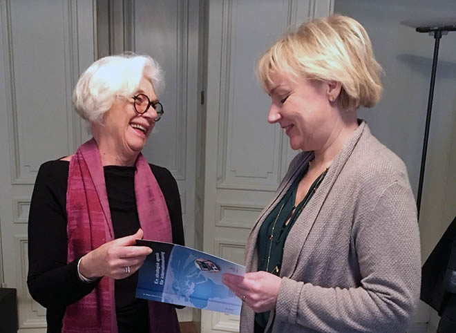 Agneta Bladh och Helene Hellmark Knutsson