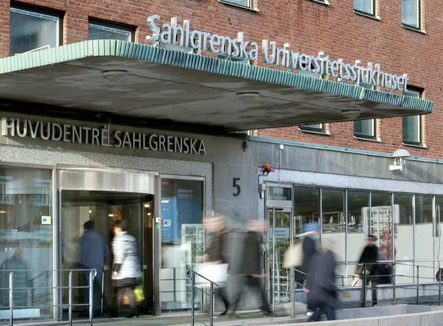 Huvudentré till Sahlgrenska universitetssjukhuset